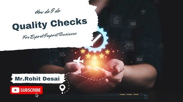 Inspection & Quality Checks in Export-Import Business