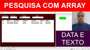 Filtro ENTRE DATAS com MAIS de UM CRITÉRIO em Listbox Planilha Excel VBA