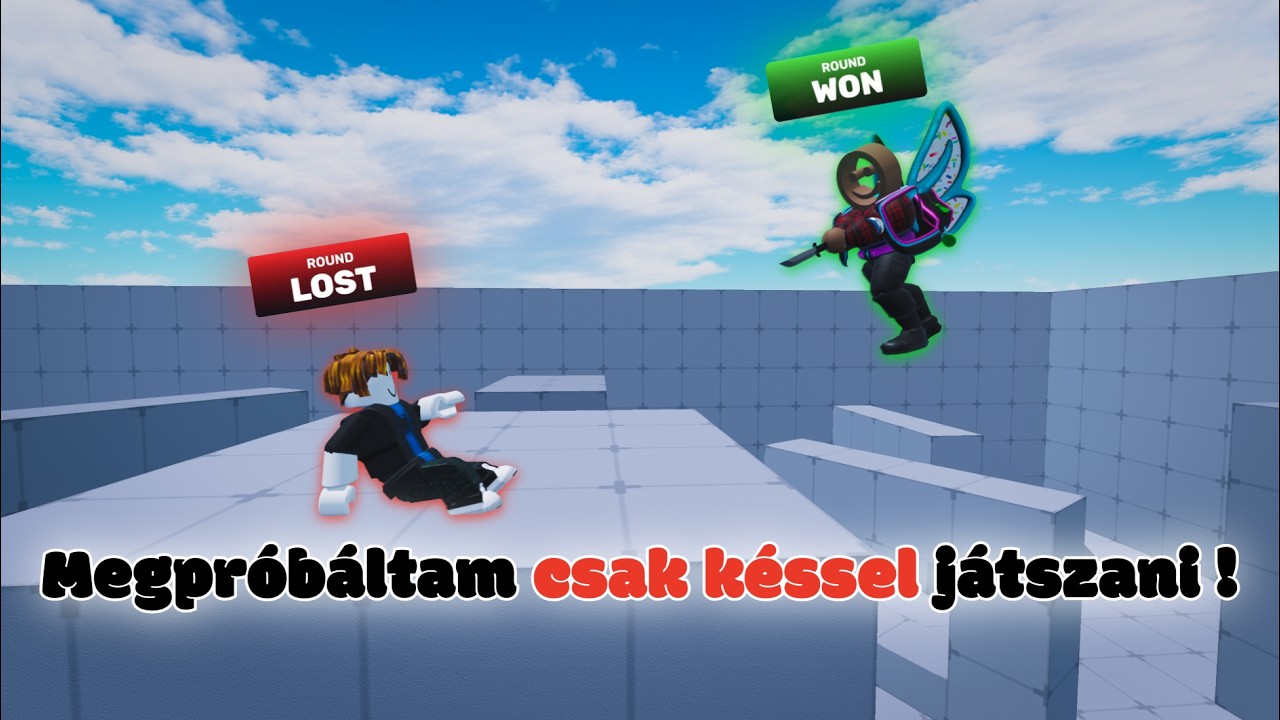 Megpróbáltam CSAK késsel ölni a rivals ben!