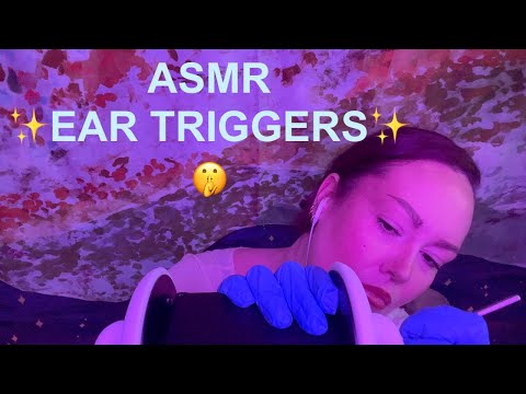 ASMR | 30 Minutes Of Ear To Ear Triggers - Unpredictable, Gloves, Lots Of Tools, No Talking