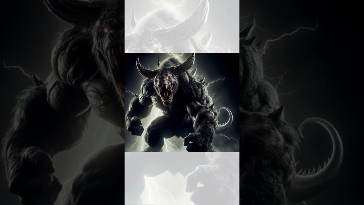 Incredible Animal Fusion: Carnotaurus and Gorilla Hybrid 