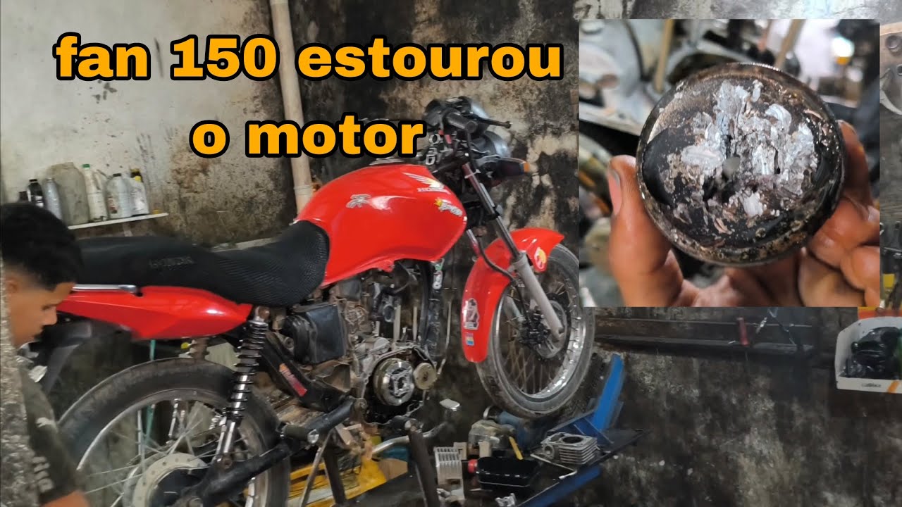 Fan 150 estourou o motor será que vai gastar muito ?
