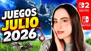  💥 Próximos Juegos de Nintendo Switch y Switch 2 (Julio 2026)
