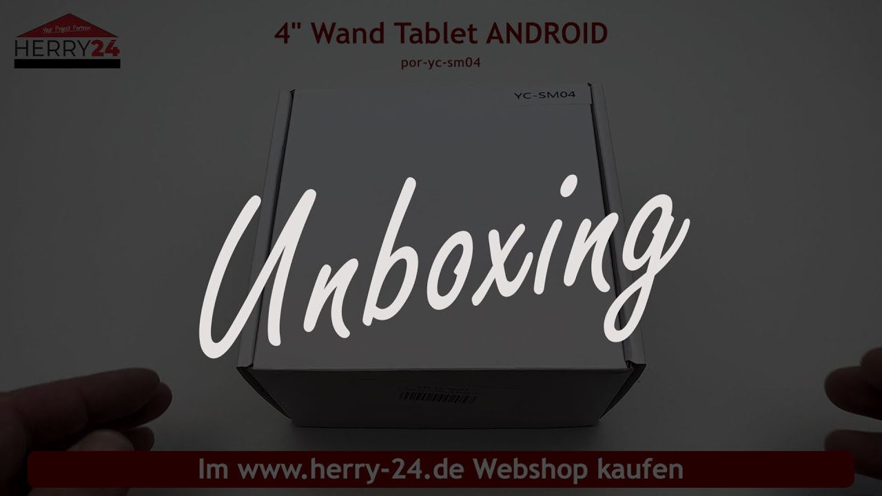 4" Android Wanddisplay / Wand Tablet, Touch Display ohne Akku für Smart Home, KNX, Loxone, Homematic
