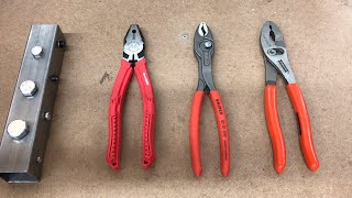 Knipex TwinGrip vs. Vamplier vs. Proto (plier comparison/demo)!