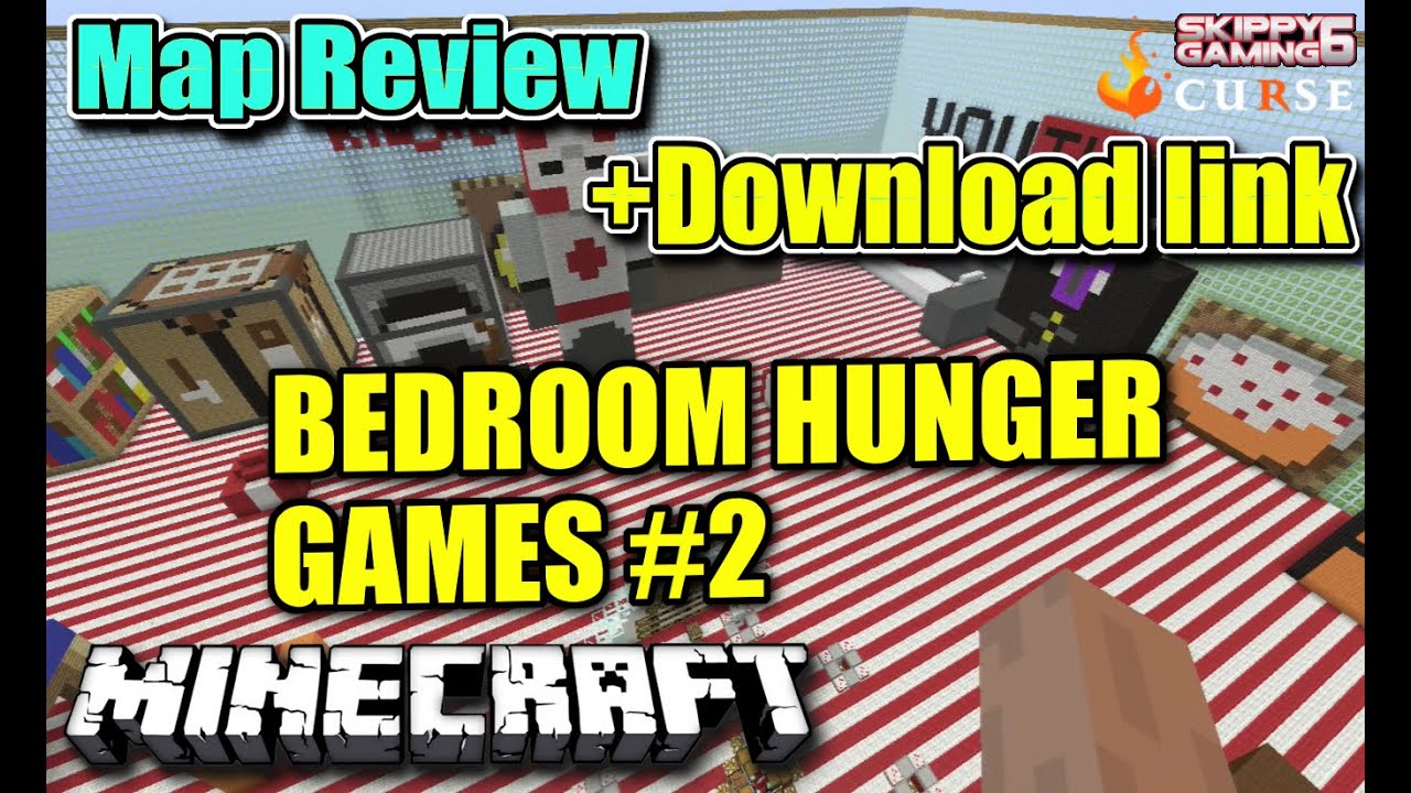 MINECRAFT - PS3 - BEDROOM HUNGER GAMES 2# MAP REVIEW + DOWNLOAD LINK ...