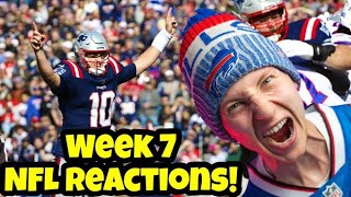My Week 7 NFL Reactions!