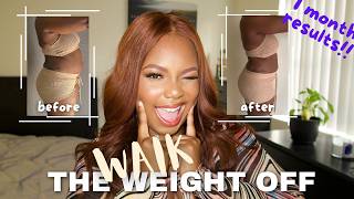 WEEK 4: i lost 10 pounds WALKING 15000 steps a day for a MONTH!! 30 day check in RESULTS *emotional*