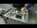 シリンダーヘッドのOリング溝加工 #自作cnc #cnc