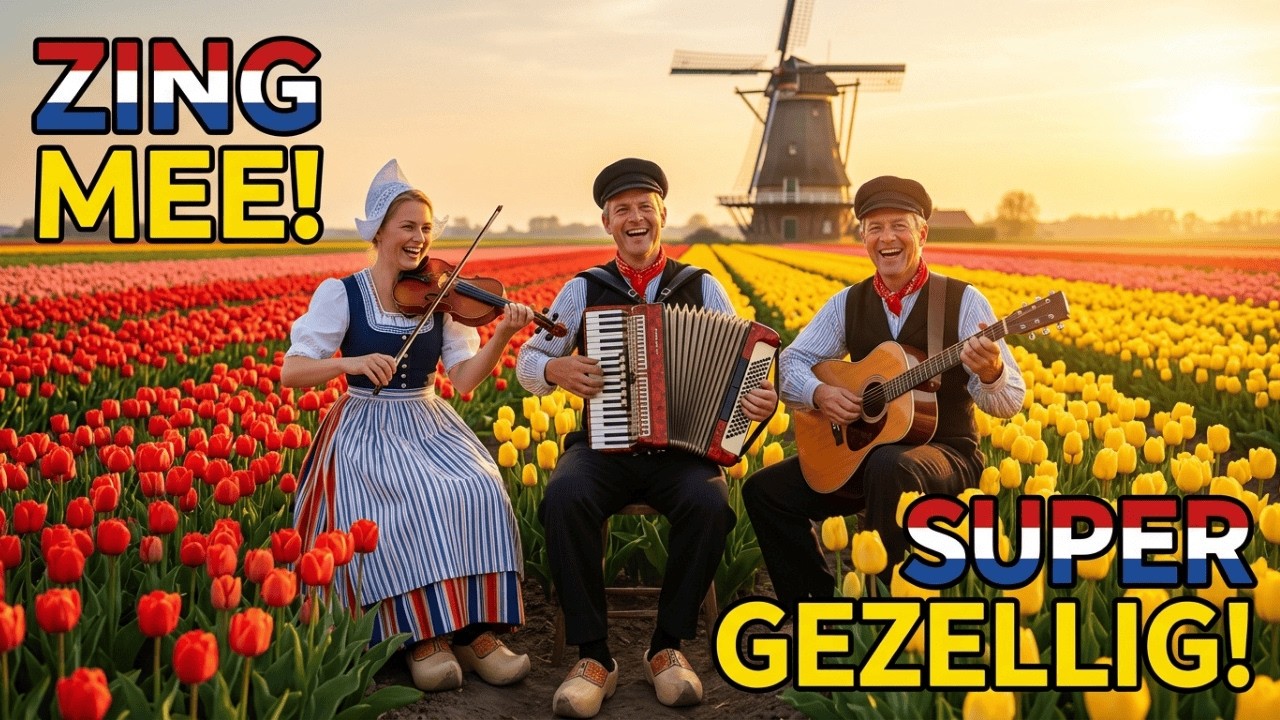 🎶 De 30 Mooiste Nederlandse Volksmuziek Hits – 90 Minuten Vrolijke Hollandse Muziek 🌷
