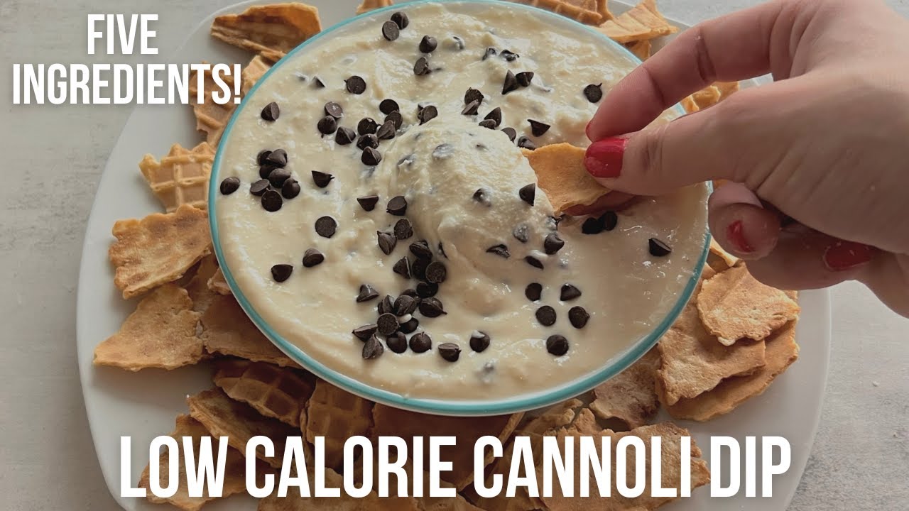 High Protein, Low Calorie Cannoli Dip Recipe