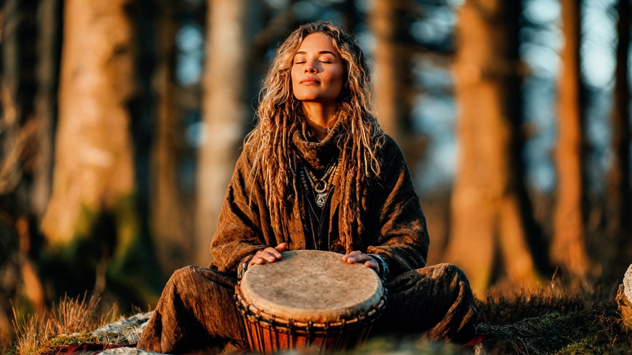 🔥 Она повелевает тишиной — Медитация под звуки племенного барабана