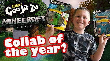 A Minecraft Movie meets Heroes of Goo Jit Zu!