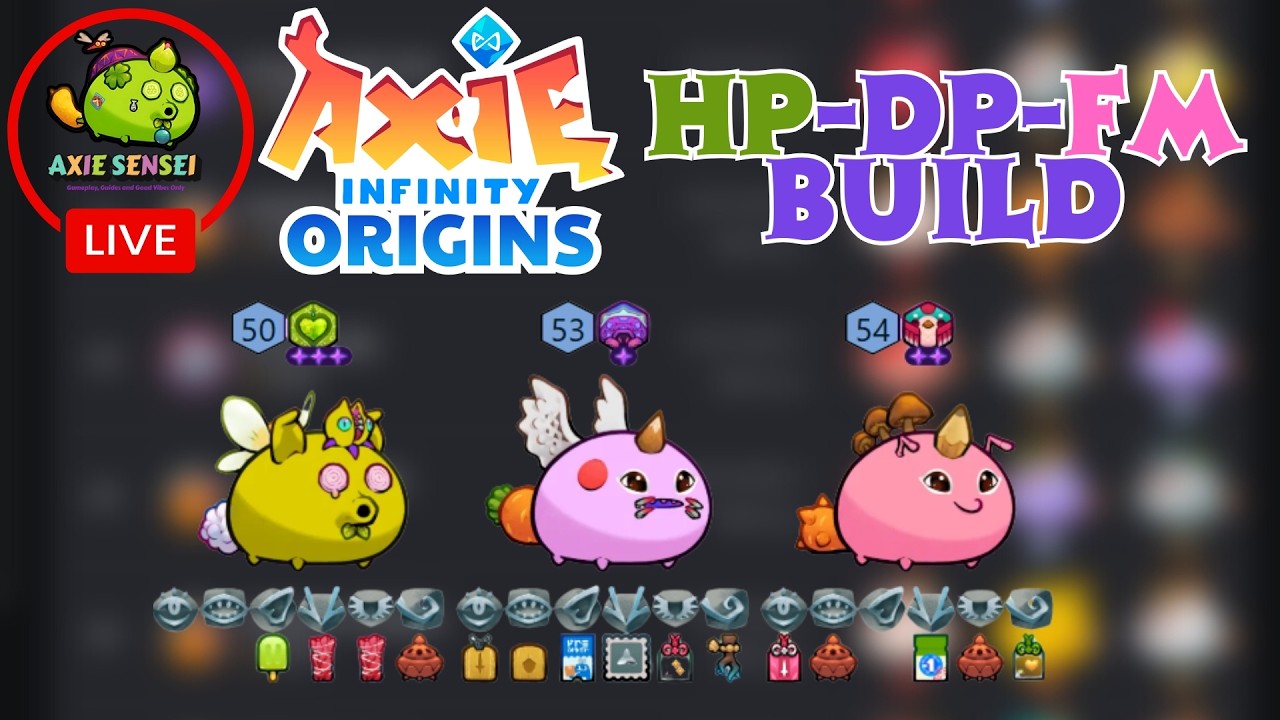 🔴LIVE: Axie Infinity: Origins | Season 16 | Mystic Era | Healing Pulse ...
