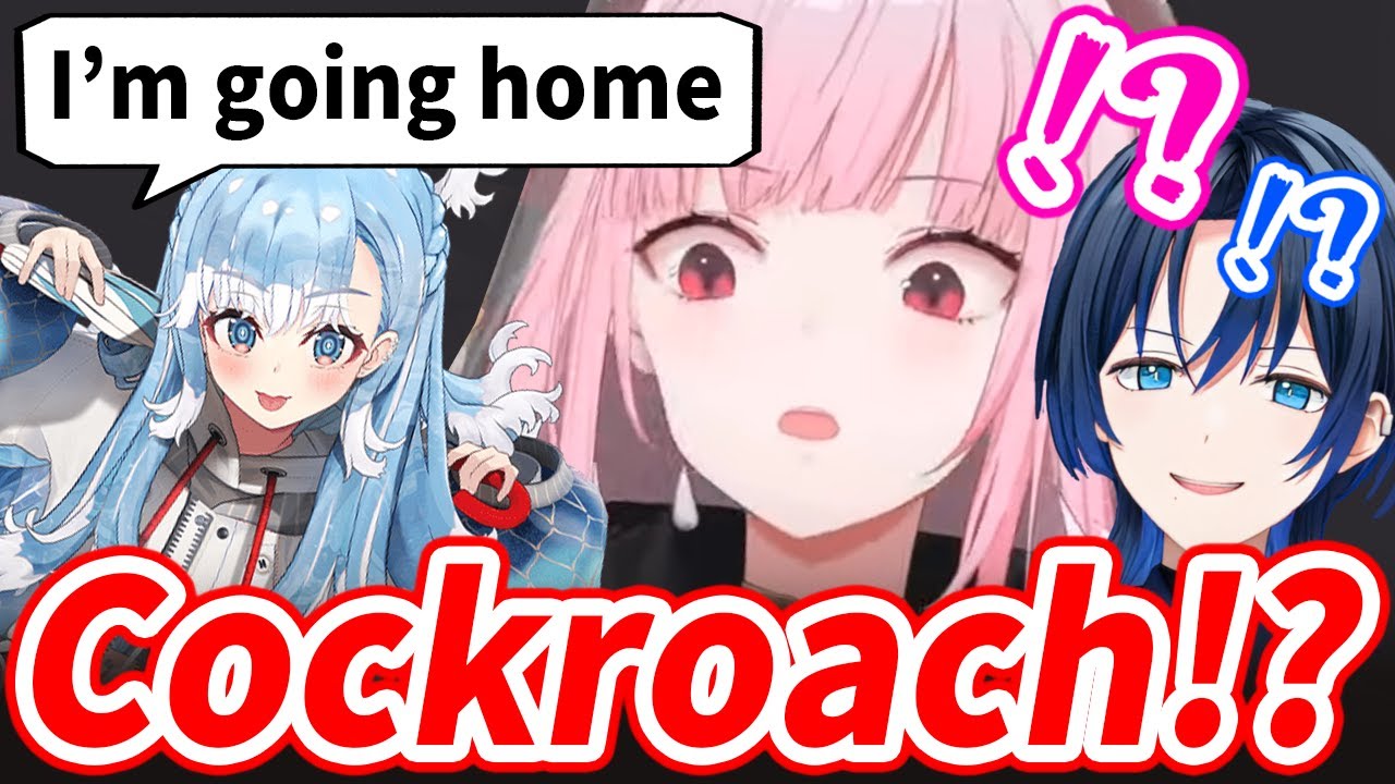 Calli Thought Cockroach Appeared When Kobo Showed Up During Ao-kun Collab Stream【Hololive/Eng sub】
