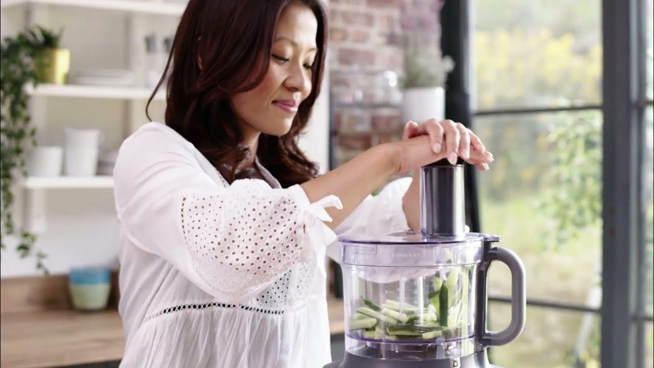 Kenwood Multi pro express food processor dicing attachment demo film