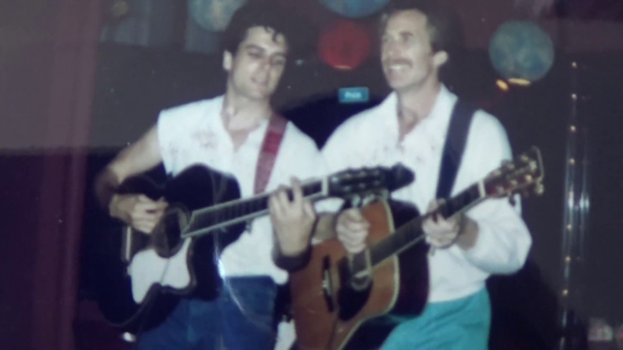 Jim Kelley + Joe Nania 1988 at Kelbo's Restaurant West L A