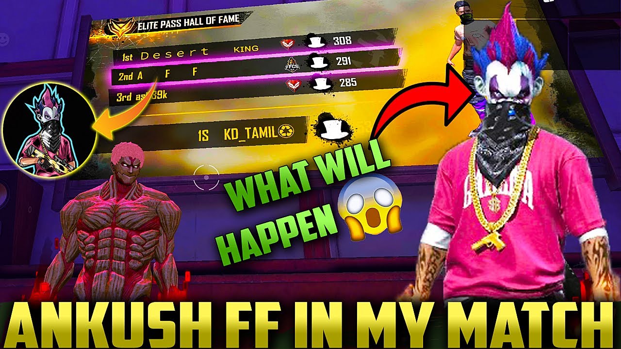 ANKUSH FF IN MY MATCH! WHAT WILL HAPPEN| REAL OR FAKE|CONFIGURACIÓN PERFECTA para SAMSUNG// FREEFIRE