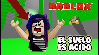 El Suelo es Ácido en Roblox | Kori