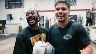 Tell them what happened You WHIPPED my A Terence Crawford Tells Lester Martinez after SPARRING