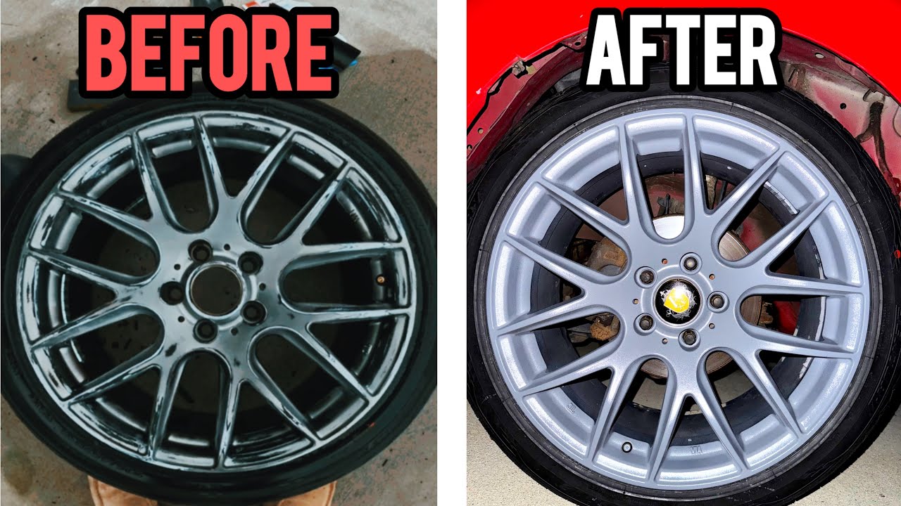 I completely transformed these Junkyard wheels - YouTube