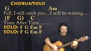 Time After Time (Cyndi Lauper) Guitar Cover Lesson with Chords/Lyrics - Munson