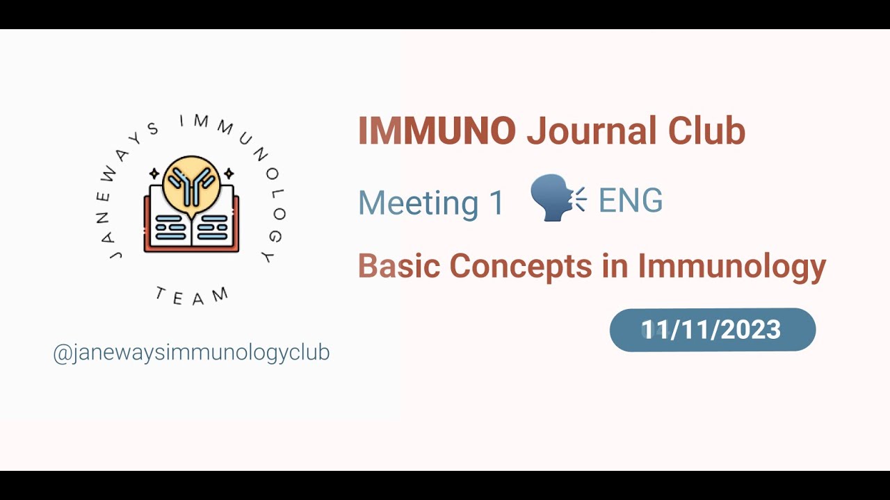 Meeting 1. Basic Concepts in Immunology - YouTube