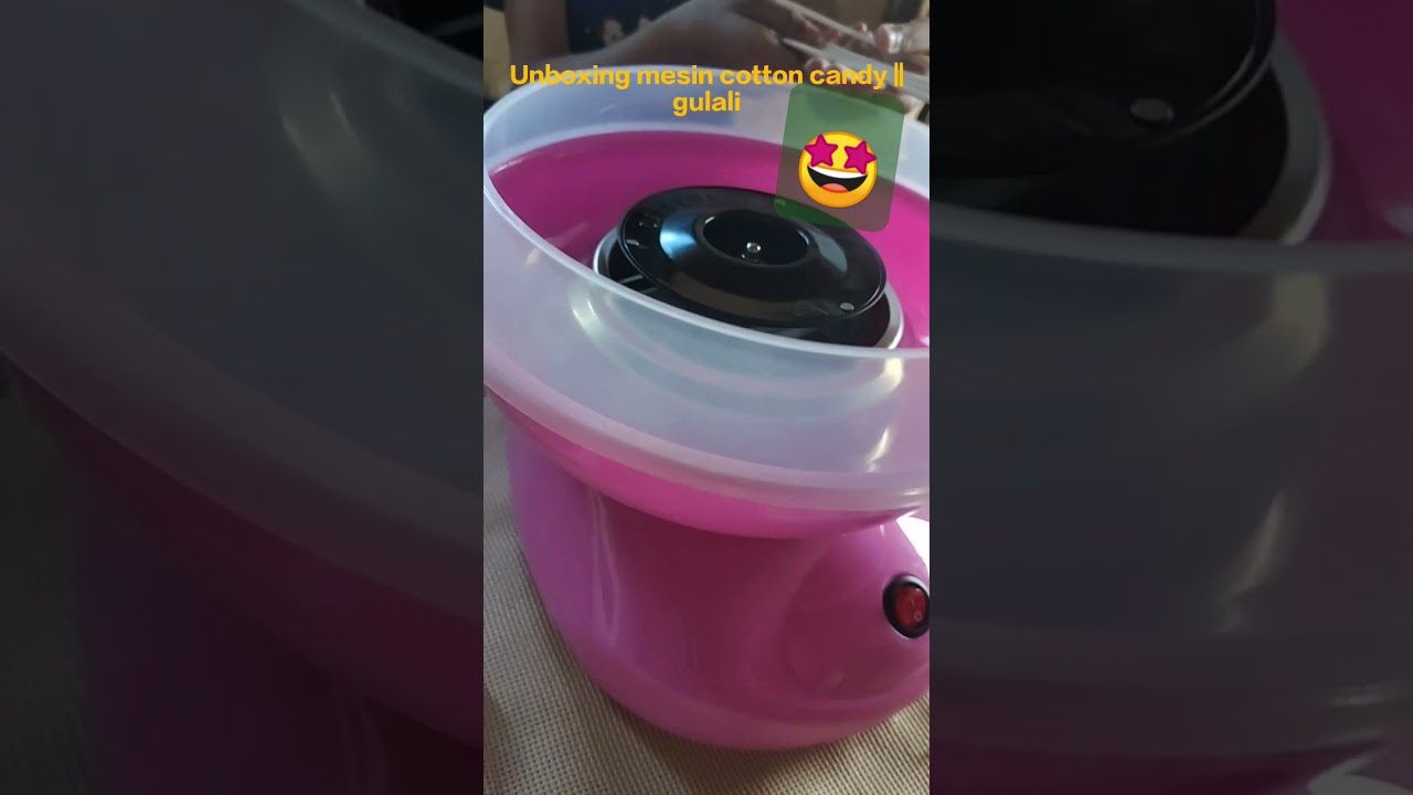 UNBOXING COTTON CANDY MAKER YouTube