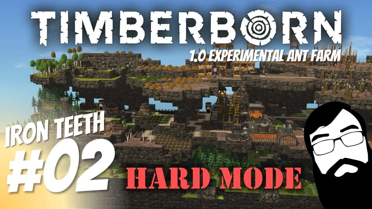 Hard mode, as it turns out, is hard! Timberborn 1.0 Experimental Iron Teeth Episode 02