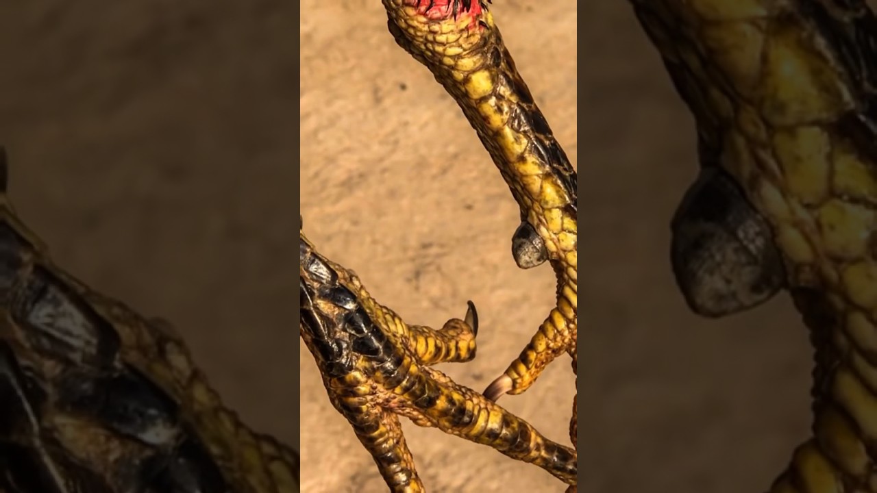 Crocodile shanks on legs 