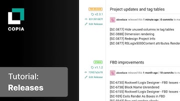 Copia Automation: Releases