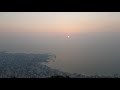 غروب الشمس لبنان حريصا غروب الشمس لبنان حريصا