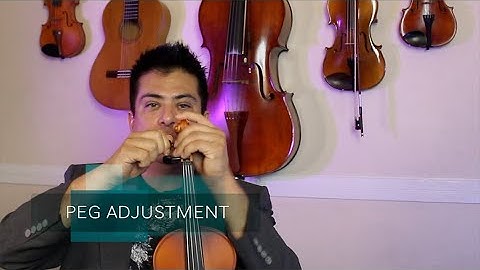 Adjusting Violin, Viola or Cello Pegs Safely