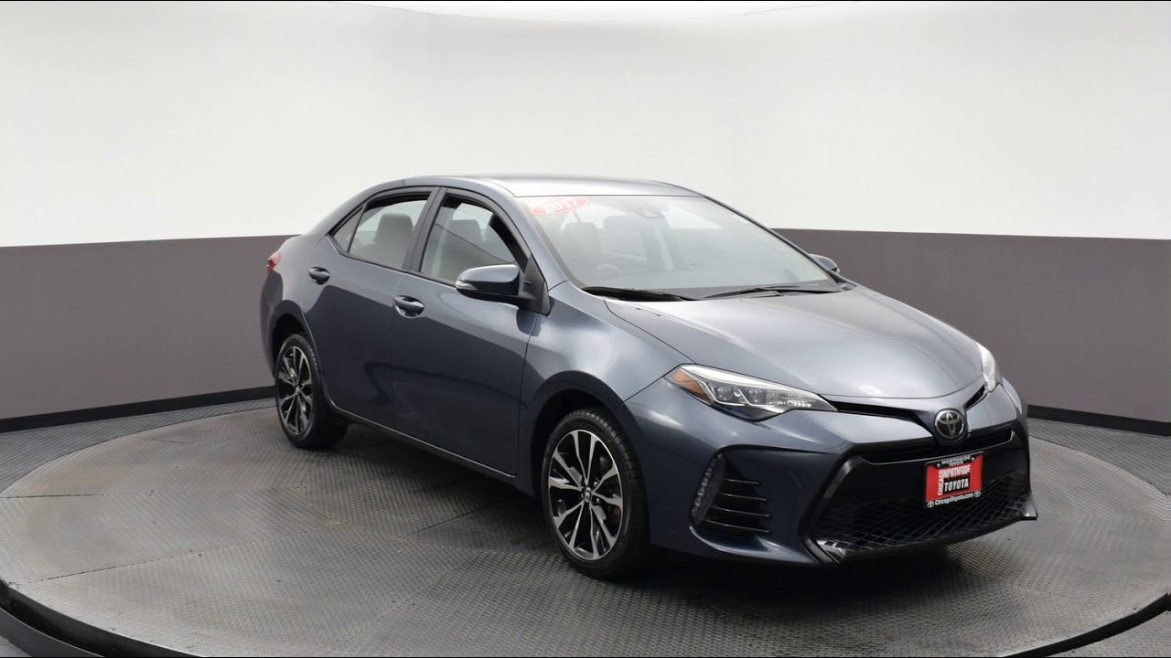 2017 Slate Metallic Toyota Corolla 4dr Car P11783 YouTube