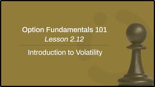 Introduction to Volatility