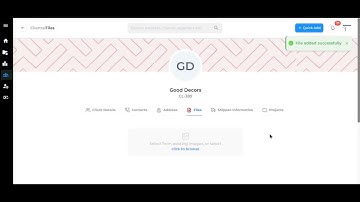 How to add, edit and delete a file in client section.