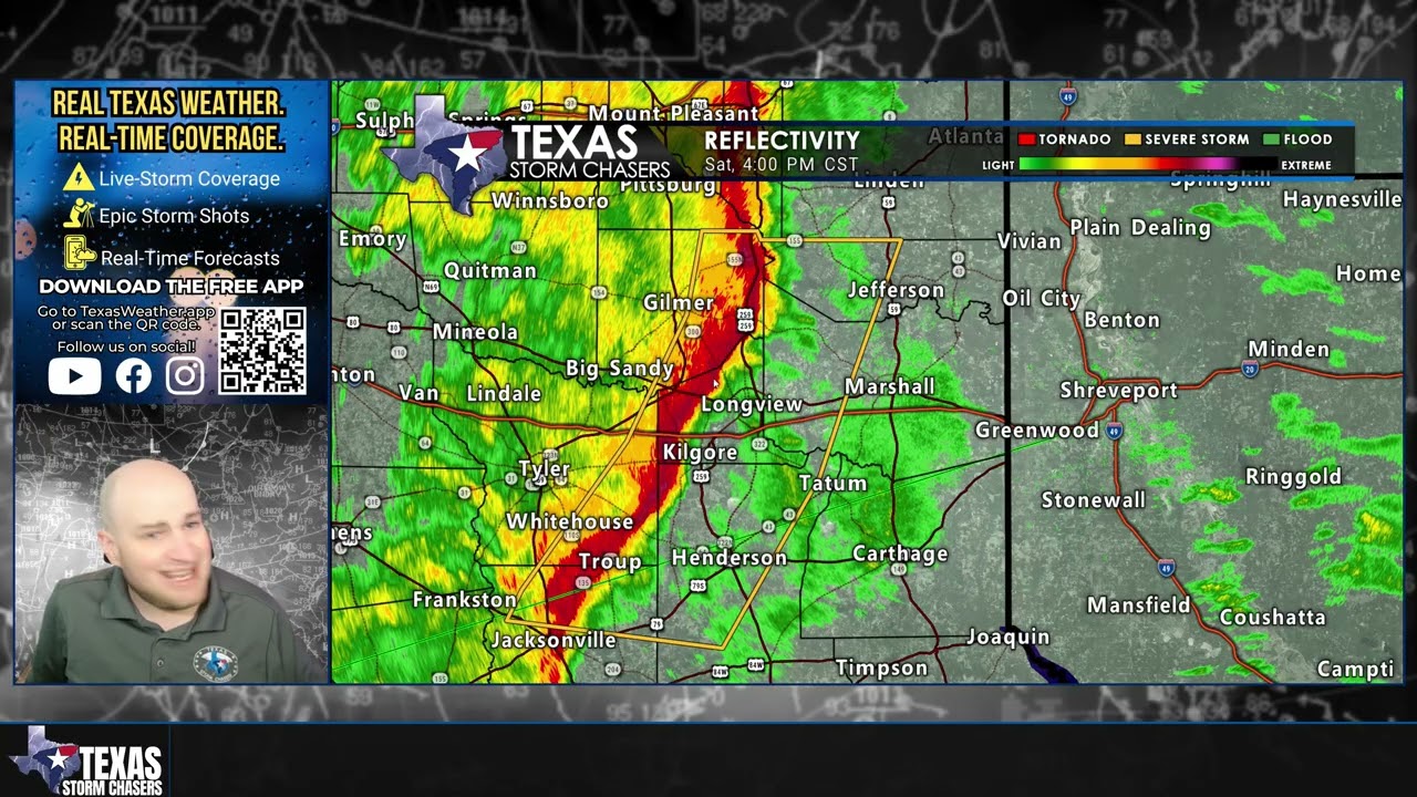 Tornado Watch Issued for East & Southeast Texas | 4PM Update