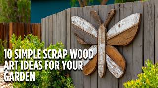 How to Make Easy Scrap Wood Wall Art for Beautiful Outdoor Decor