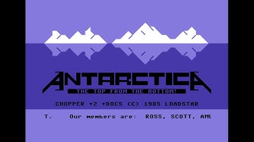 Antarctica - Antarctica Intro #1 | C64 Crack Intro