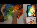 How to paint Leonid Afremov painting lessons Forest by Laki Béla. Like Afremov painting tutorial!