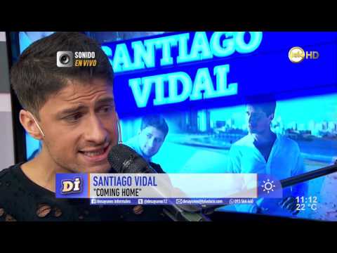 Santiago Vidal presentó "Coming Home", su nuevo single en vivo