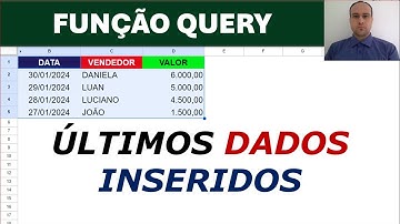 Retornar Últimos Registros com a Função Query | Google Planilhas