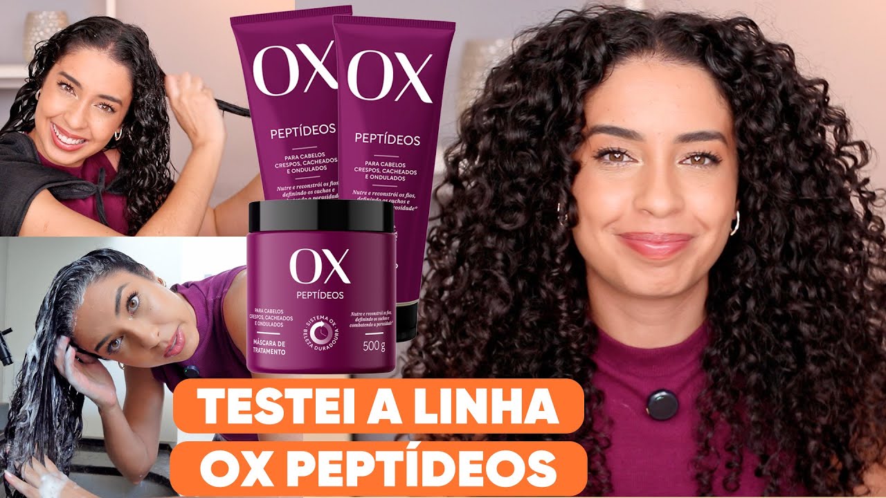 ROTINA CAPILAR COMPLETA TESTANDO A NOVA LINHA OX PEPTÍDEOS NO MEU CABELO CACHEADO | JULIANA LOUISE