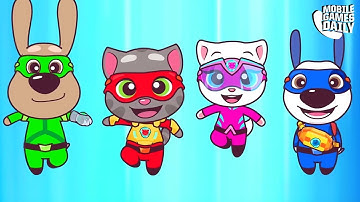 ALL NEW TAlKING TOM HERO DASH RACCOON CHASE EVENT GAMEPLAY WALKTHROUGH | TALKING TOM HEROES