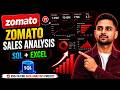 End-to-End Data Analyst Project Using SQL + Excel | Real Zomato Dataset | Beginner to Advanced