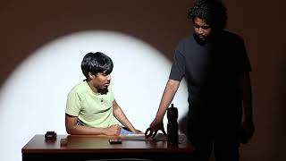 Interrogation scene taken from front camera
