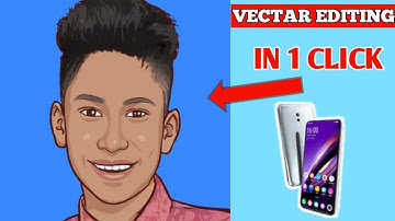 How to Create Vector Art Cartoon Effect in One Click || Vector Art in One Click || Eagle Tech 🔥