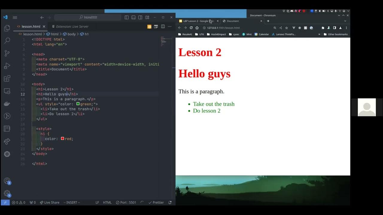 Web Development Workshop #2 - HTML Basics - YouTube