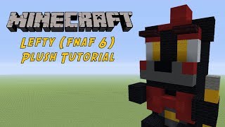 Minecraft Tutorial: Lefty (FNAF 6: Freddy Fazbears Pizzeria Sim) Plush