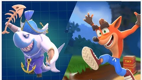 Crash Bandicoot: On the Run! Frosty Sharkbite Defeated! Lvl🐬🐬🐬